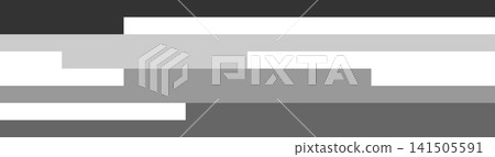 Modern grayscale horizontal geometric block pattern, perfect for minimal banner background, tech header, web template, simple border, and digital graphic design. Modern grayscale horizontal geometric block pattern, perfect for minimal banner background, tech header, web template, simple border, and digital graphic design. 141505591