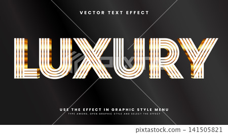 Luxury Modern style editable text effect Luxury Modern style editable text effect 141505821