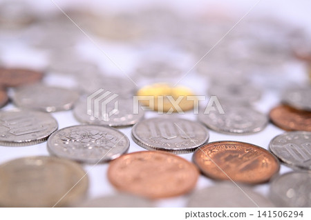 Japanese yen coin background material Japanese yen coin background material 141506294