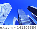 Skyscrapers in the blue sky 141506384