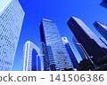 Skyscrapers in the blue sky 141506386