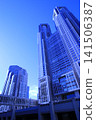 Skyscrapers in the blue sky 141506387