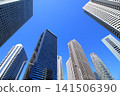 Skyscrapers in the blue sky 141506390