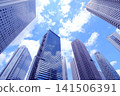 Skyscrapers in the blue sky 141506391