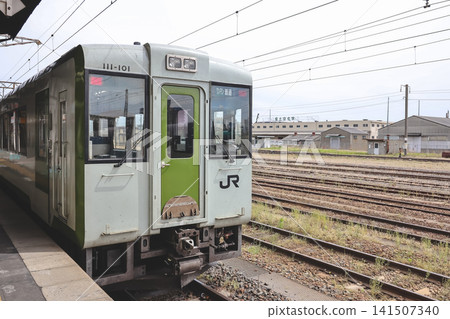 April 30 2026 a Train waiting Koriyama Station platform April 30 2026 a Train waiting Koriyama Station platform 141507340