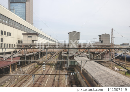 April 30 2026 a Koriyama Station railway platform scene April 30 2026 a Koriyama Station railway platform scene 141507349