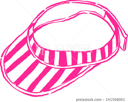 Girly Striped Sport Sun Visor Hat Outine Hand Drawn Whimsical Sketchy Retro Vintage Sport Girly Striped Sport Sun Visor Hat Outine Hand Drawn Whimsical Sketchy Retro Vintage Sport 141508001