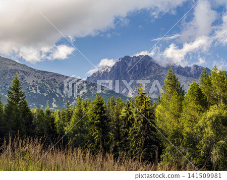 Gerlach Peak Highest Mountain in High Tatras Under Dramatic Clouds Gerlach Peak Highest Mountain in High Tatras Under Dramatic Clouds 141509981