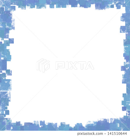 Block brick-style random frame, blue Block brick-style random frame, blue 141510644