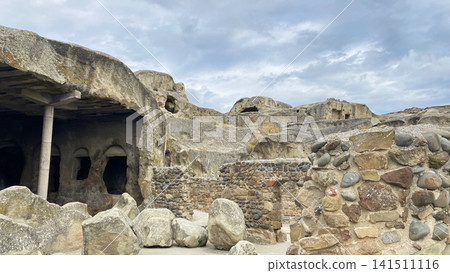 Rock-cut chambers and masonry reveal the architecture of Uplistsikhe, Georgia, where carved interiors meet structural repairs Rock-cut chambers and masonry reveal the architecture of Uplistsikhe, Georgia, where carved interiors meet structural repairs 141511116