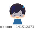 A chilling illustration of a boy 141512873