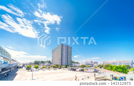 Tsukuba Express Moriya Station: The townscape spreading out in front of the station Tsukuba Express Moriya Station: The townscape spreading out in front of the station 141512973