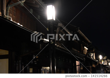 古老的街道和夜晚 141514266