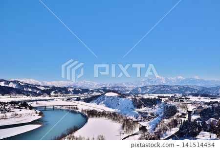 信濃川·越後Miyama雪景 信濃川·越後Miyama雪景 141514434