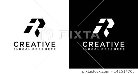 IR or RI initial letter logo design vector IR or RI initial letter logo design vector 141514703