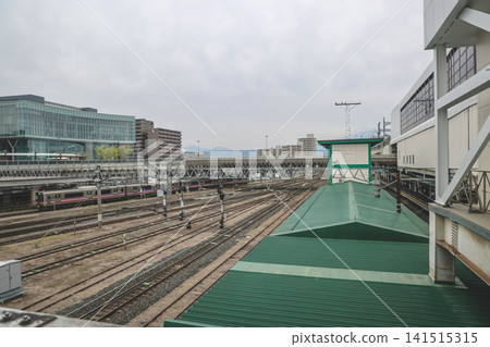April 27 2026 Morioka city skyline with station complex and railway network April 27 2026 Morioka city skyline with station complex and railway network 141515315