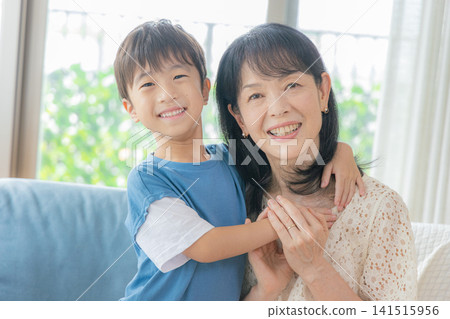 good grandma and grandson good grandma and grandson 141515956