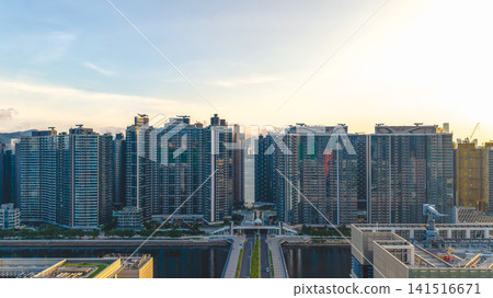 Hong Kong July 12 2026 KAI TAK. Modern residential towers. Hong Kong July 12 2026 KAI TAK. Modern residential towers. 141516671