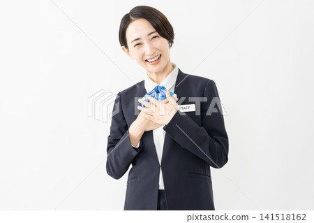 Female receptionist in uniform - Job image Female receptionist in uniform - Job image 141518162
