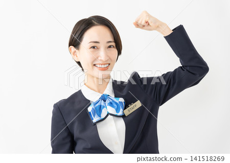 Female receptionist in uniform - Job image Female receptionist in uniform - Job image 141518269