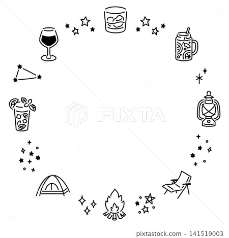 你想在夏季露營旅行的夜晚喝的酒精飲料(框架材料) 你想在夏季露營旅行的夜晚喝的酒精飲料(框架材料) 141519003
