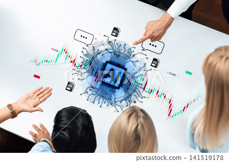 AI Algorithmic Trading Bot Interface with Stock Market Charts. Corpus AI Algorithmic Trading Bot Interface with Stock Market Charts. Corpus 141519178
