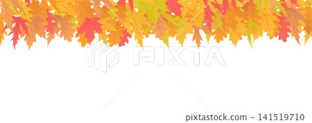 Autumn Leaves Horizontal Banner Autumn Leaves Horizontal Banner 141519710
