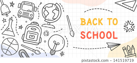 Back to School Banner Back to School Banner 141519719