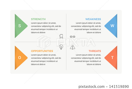 SWOT Analysis Diagram Template SWOT Analysis Diagram Template 141519890