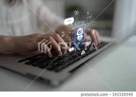 AI Chatbot and Innovation Concept. Corpus AI Chatbot and Innovation Concept. Corpus 141520340