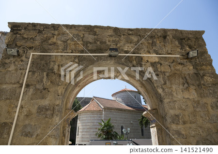 Budva, Montenegro - August 08, 2017: Architecture of the central part of Budva Budva, Montenegro - August 08, 2017: Architecture of the central part of Budva 141521490