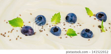 Lactose Free Yogurt With Blueberries Chia And Mint Lactose Free Yogurt With Blueberries Chia And Mint 141522012