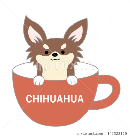 A cute long-haired Chihuahua in a teacup A cute long-haired Chihuahua in a teacup 141522119