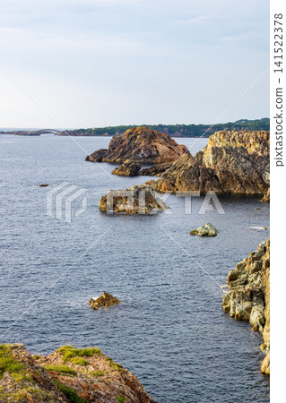 A summer evening view of the sea in Sado (from Ogawa, Sado City, towards Tassha). A summer evening view of the sea in Sado (from Ogawa, Sado City, towards Tassha). 141522378