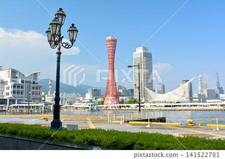 Scenery around Kobe's Meriken Park Scenery around Kobe's Meriken Park 141522781