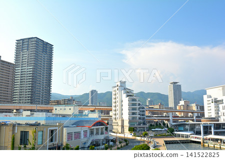 Scenery around Kobe's Meriken Park Scenery around Kobe's Meriken Park 141522825