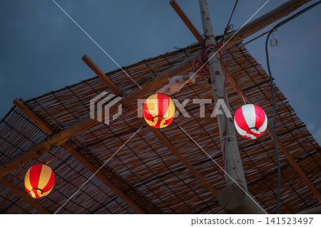 A nostalgic scene from a summer festival in Okayama City, Okayama Prefecture, Japan. A nostalgic scene from a summer festival in Okayama City, Okayama Prefecture, Japan. 141523497