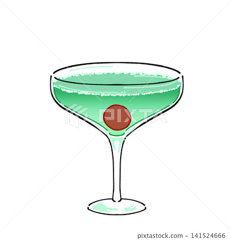 一杯雞尾酒的插圖 一杯雞尾酒的插圖 141524666