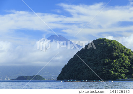 Suruga Bay and Mount Fuji as seen from West Izu Suruga Bay and Mount Fuji as seen from West Izu 141526185
