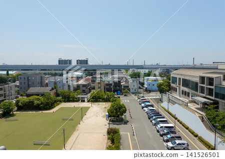 從尼崎城天守閣眺望(阪神尼崎附近)*拍攝於2026年7月 從尼崎城天守閣眺望(阪神尼崎附近)*拍攝於2026年7月 141526501