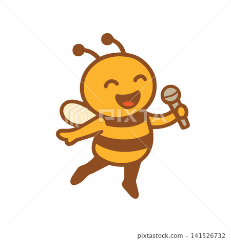 cute singing bee 141526732