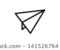 Paper plane icon Paper plane icon 141526764