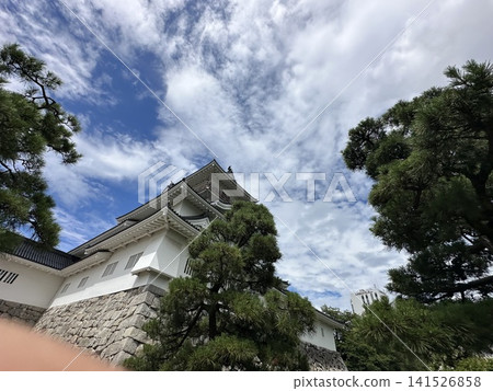Looking up at the keep of Toyama Castle Looking up at the keep of Toyama Castle 141526858