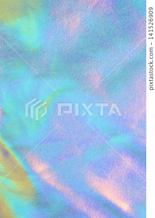 Holographic iridescent pastel texture background with shimmering metallic and soft color waves Holographic iridescent pastel texture background with shimmering metallic and soft color waves 141526909
