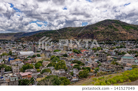 Panoramic Skyline of Port Louis City and Harbor, Mauritius Panoramic Skyline of Port Louis City and Harbor, Mauritius 141527049