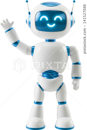 AI chatbot robot 3d render character AI chatbot robot 3d render character 141527086