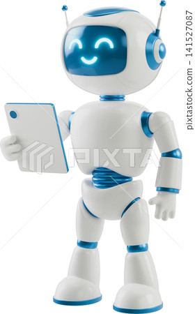 AI chatbot robot 3d render icon AI chatbot robot 3d render icon 141527087
