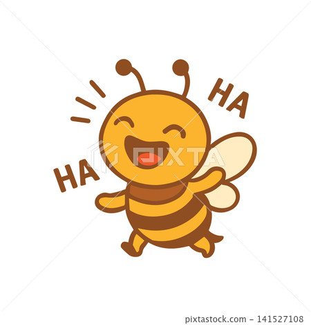 cute bee laughing cute bee laughing 141527108