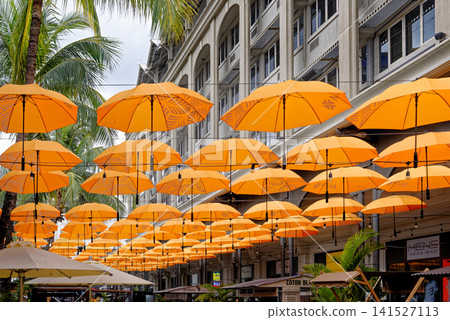 Umbrella Square Canopy at Caudan Waterfront in Mauritius Umbrella Square Canopy at Caudan Waterfront in Mauritius 141527113