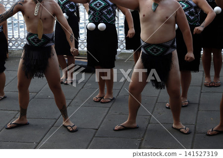 Maori dancers in the street Maori dancers in the street 141527319